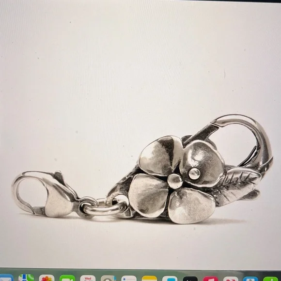 Trollbeads Big Flower Clasp Sterling Silver - Picture 7 of 7